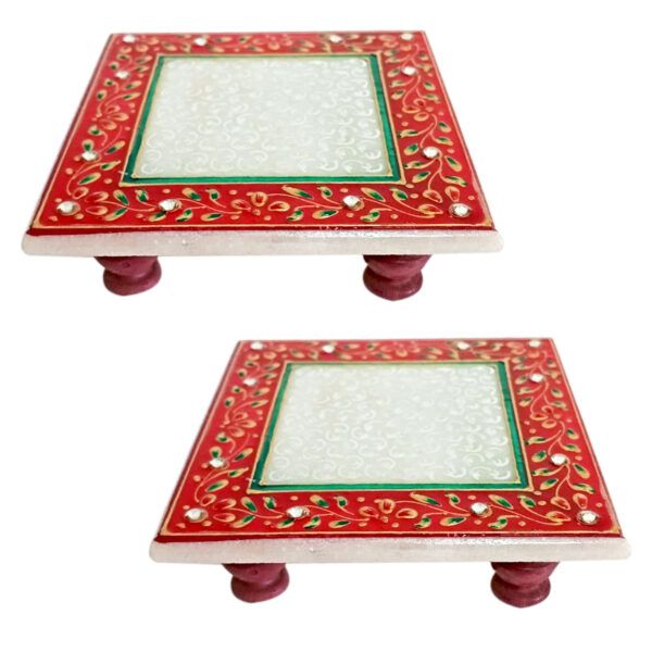 Marble Chowki for Ganesh Idol
