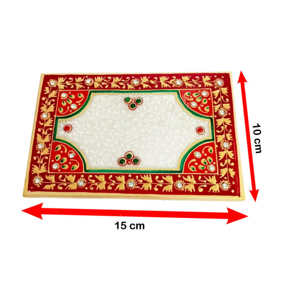 Rectangle Chowki for Home Puja Décor