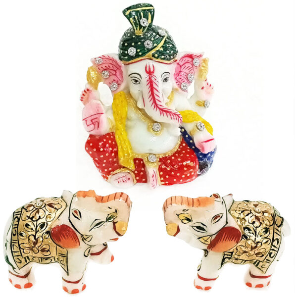 Ganesh Idol for Car Dashboard Small Statue