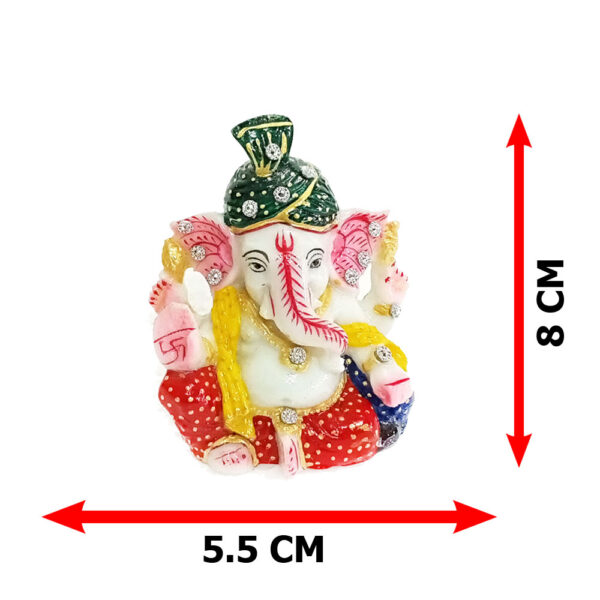 Ganesh Idol for Car Dashboard Small Statue