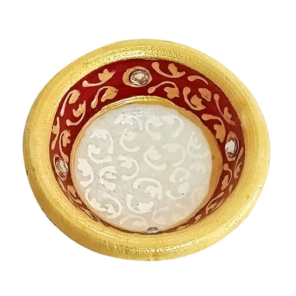 Marble Puja Thali Set for Home Décor